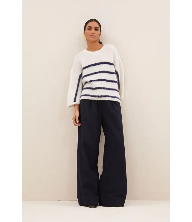 By Bar Fleur Marine Stripe Pullover
