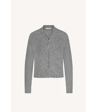 By Bar Jonas Zipp Cardigan Grey Melange