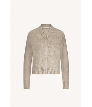 By Bar Jonas Zipp Cardigan Stone  Melange