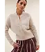 By Bar Jonas Zipp Cardigan Stone  Melange