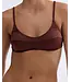 Love Stories Tori Satin Bra Dark Brown