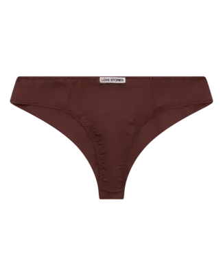 Love Stories Carl Satin String Dark Brown