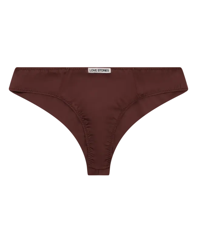Love Stories Carl Satin String Dark Brown
