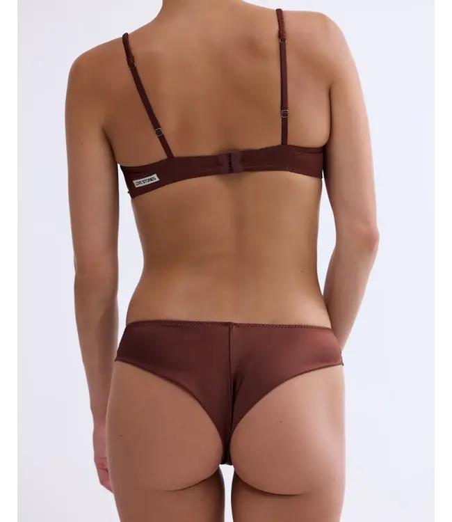Love Stories Carl Satin String Dark Brown