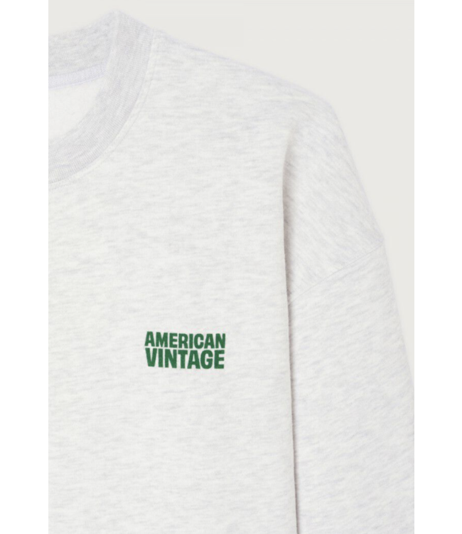 American Vintage Mbaptown Sweat Gris Chine