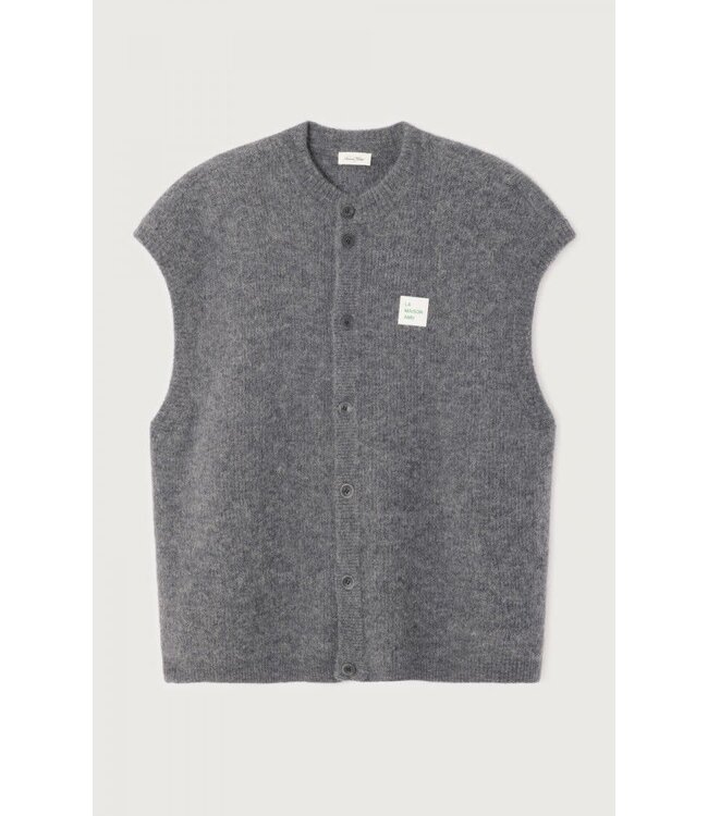 American Vintage Homme Vito Gilet Acier Chine