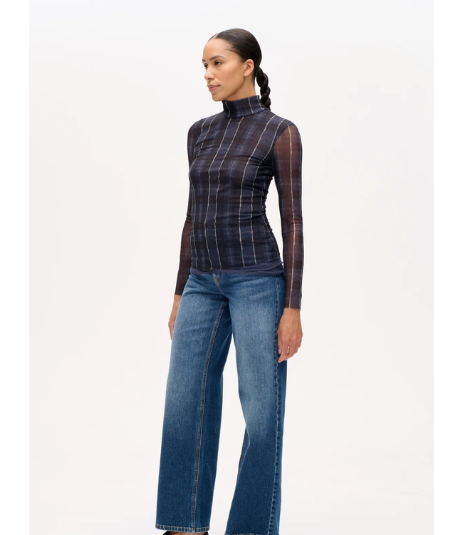 Baum und Pferdgarten Jodi Top Navy Check