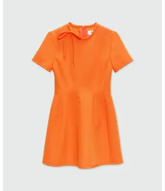 MSGM Abito Dress Electric Orange