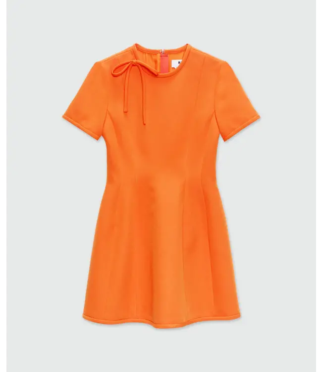 MSGM Abito Dress Electric Orange