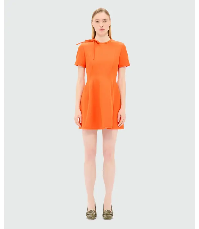 MSGM Abito Dress Electric Orange