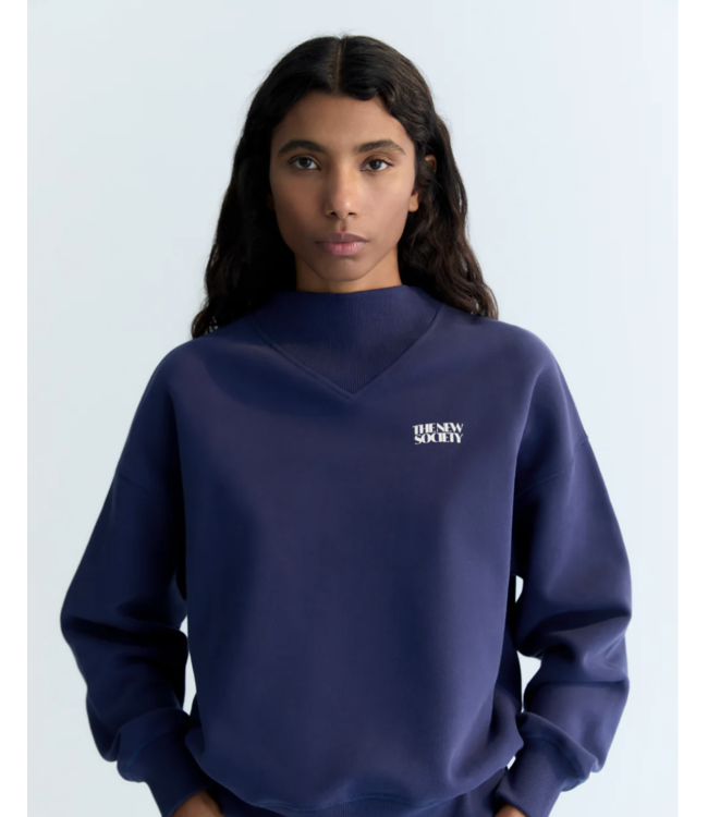 The New Society Lola Sweatshirt Infinite Navy