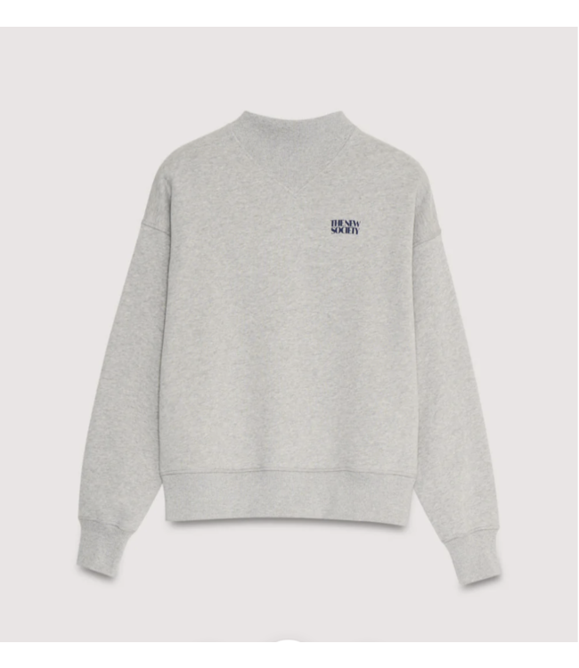 The New Society Lola Sweatshirt Infinite Stellar Grey Melange