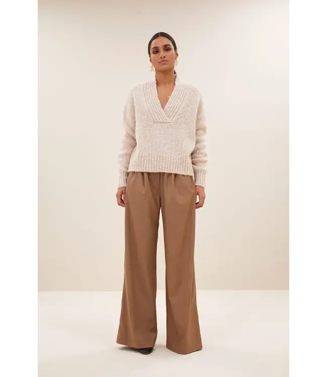 By Bar Perle Pullover Chalk