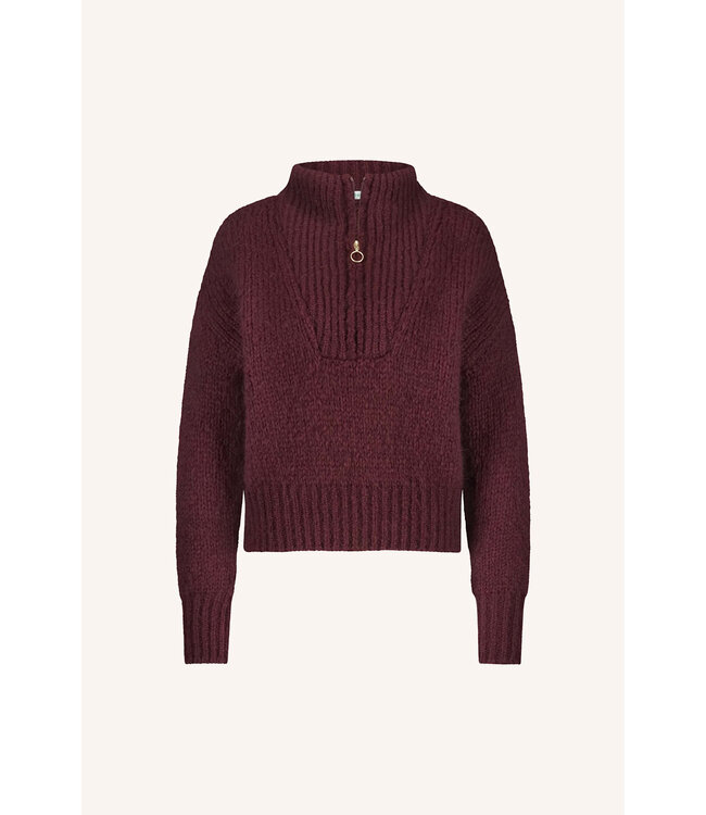 By Bar Boxy Beau Pullover Wine