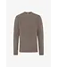 Genti Relaxed Sweater LS Monogram 144 Brown