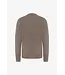 Genti Relaxed Sweater LS Monogram 144 Brown
