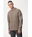 Genti Relaxed Sweater LS Monogram 144 Brown