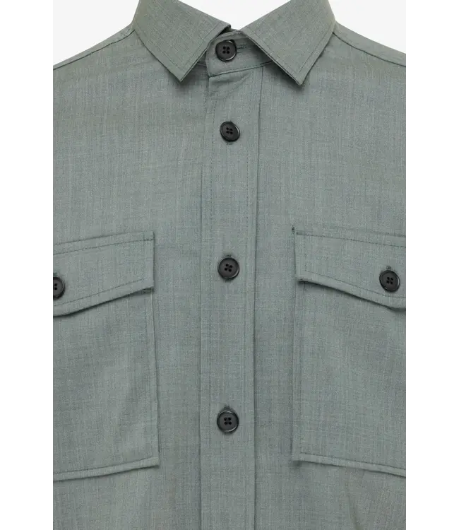 Genti Midtown Overshirt 177 Green