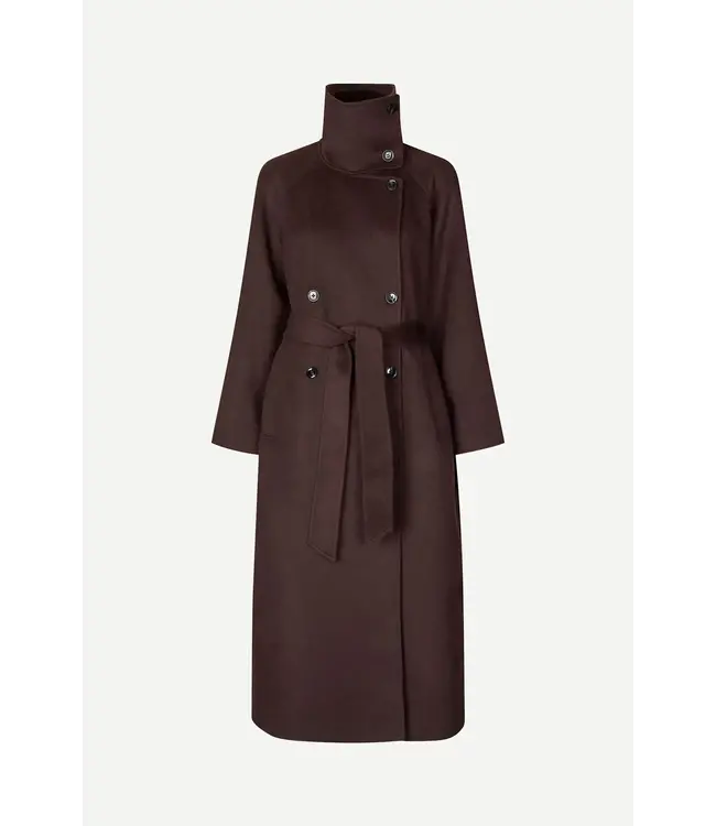 Samsøe Samsøe Sahanne Coat Black Coffee