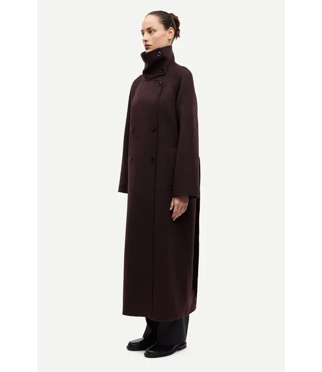 Samsøe Samsøe Sahanne Coat Black Coffee