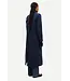 Samsøe Samsøe Safalcon Coat Blue Grey Pinstripe