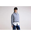 Bellerose glow blouse stripe white navy