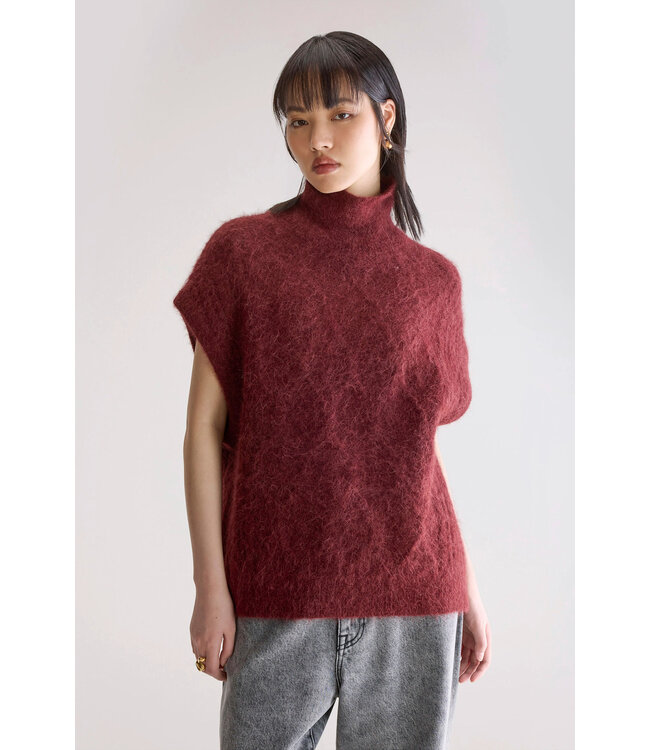 Bellerose darti knitwear wine