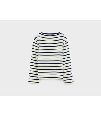 Bellerose fonsy relaxed t-shirt longsleeve stripe
