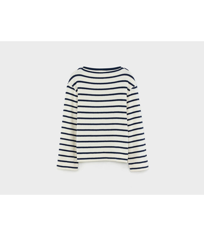 Bellerose fonsy relaxed t-shirt longsleeve stripe