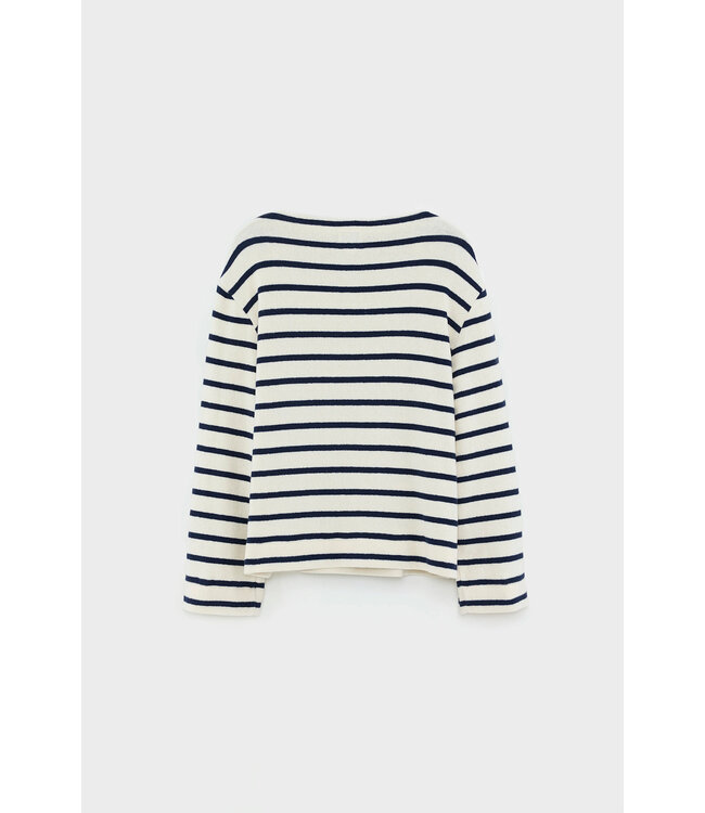 Bellerose fonsy relaxed t-shirt longsleeve stripe