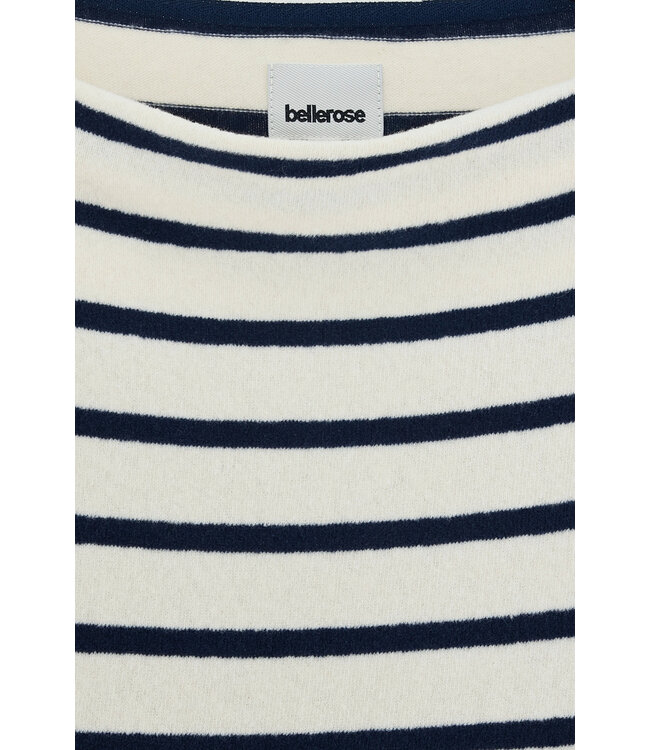 Bellerose fonsy relaxed t-shirt longsleeve stripe