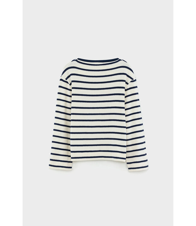 Bellerose fonsy relaxed t-shirt longsleeve stripe