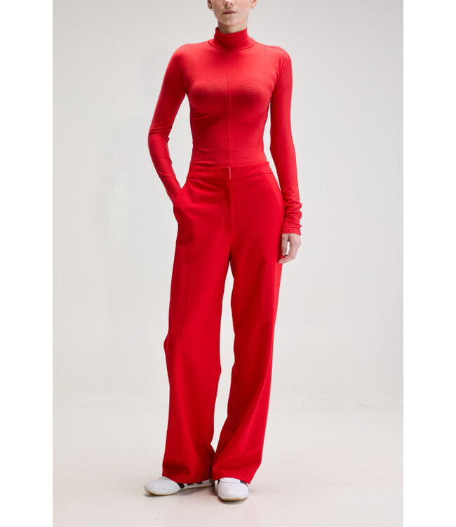 Bellerose Flawy col tshirt sanguine