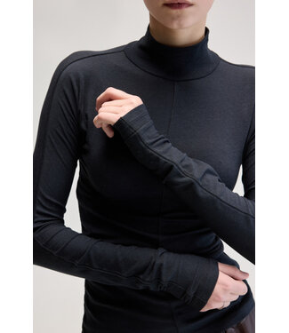 Bellerose Flawy col tshirt off black