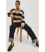 Rails Paxton polo stripe black oatmeal