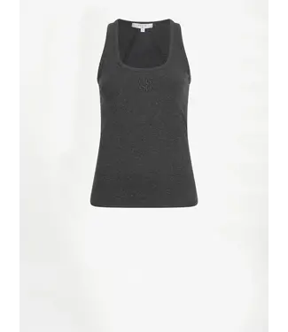 Dante 6 Zora logo tanktop granite grey