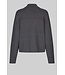 Second Female Siv Knit Cardigan Dark Grey Melange
