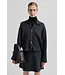 Second Female Siv Knit Cardigan Dark Grey Melange