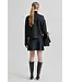 Second Female Siv Knit Skirt Dark Grey Melange