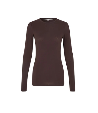 Second Female Matima O-Neck Tee Chocolate Plum
