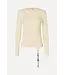 Stine Goya Long Sleeve Rib Top White