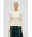 Stine Goya Long Sleeve Rib Top White