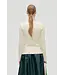 Stine Goya Long Sleeve Rib Top White