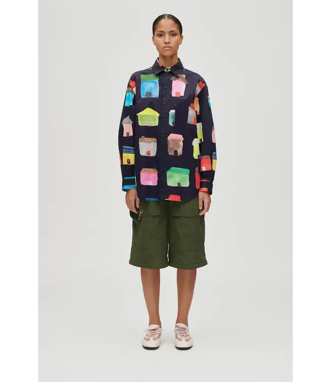 Stine Goya Bungee Tech Zip-Off Pants Olive Night