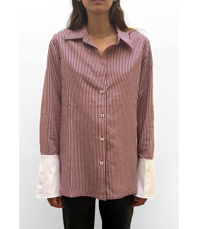 Vanessa Bruno Esti blouse fuchsia