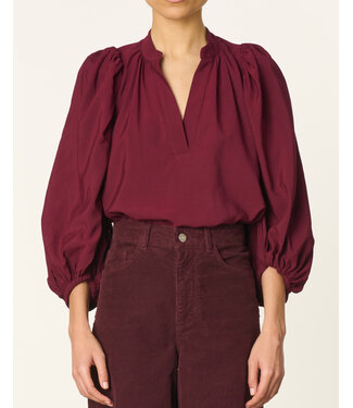Vanessa Bruno Bell blouse lie de vin