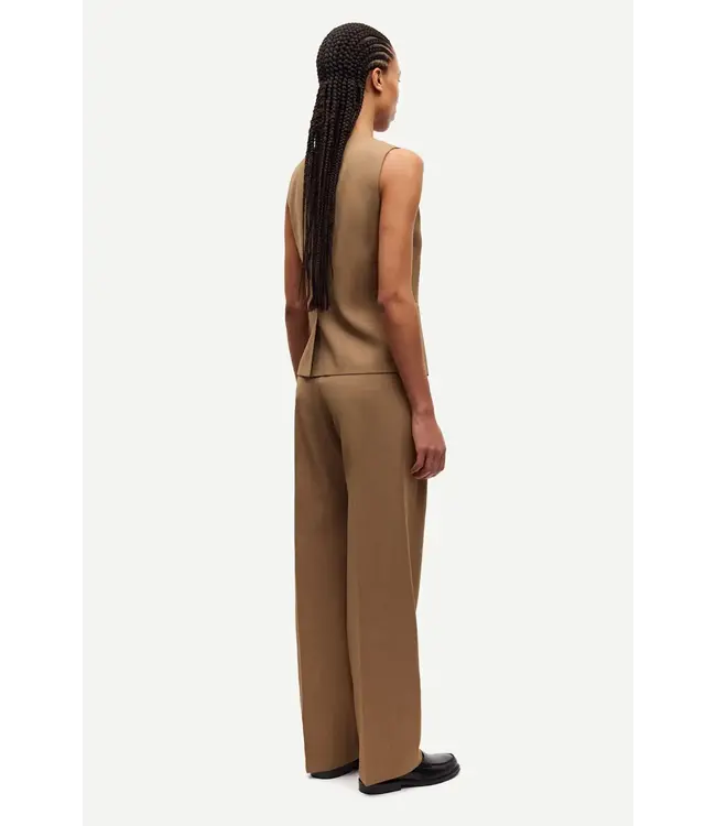 Samsøe Samsøe Saruma vest gilet otter melange