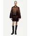 Samsøe Samsøe Salylo leather jacket dark brown dip
