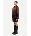 Samsøe Samsøe Salylo leather jacket dark brown dip