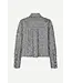 Samsøe Samsøe Sasofila shirt black white herringbone